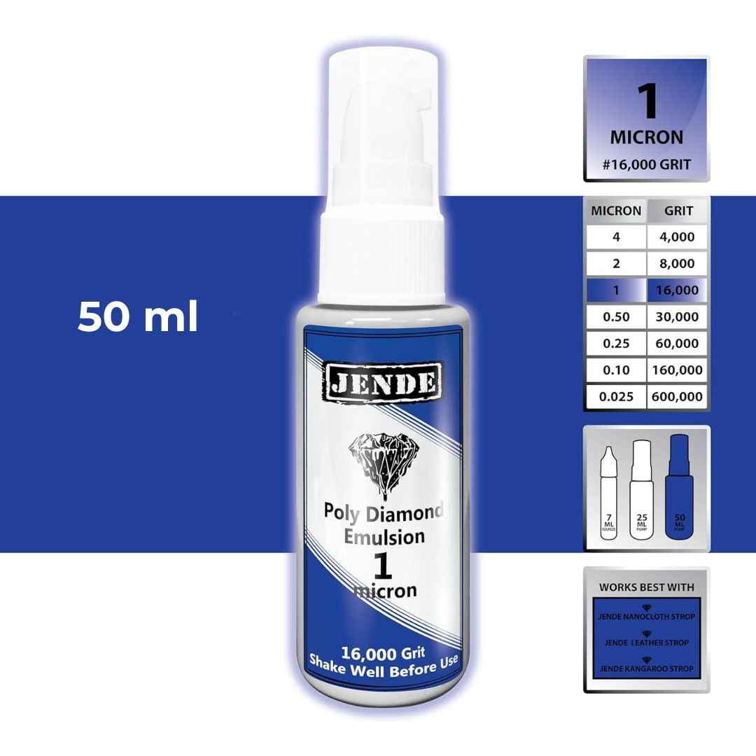 Jende Poly Diamond Emulsion 50ml All Grit Kit