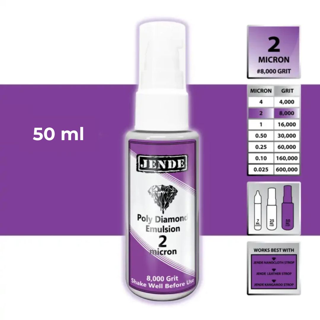 Jende Poly Diamond Emulsion 50ml All Grit Kit