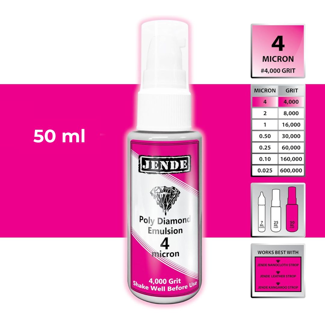 Jende Poly Diamond Emulsion 50ml All Grit Kit