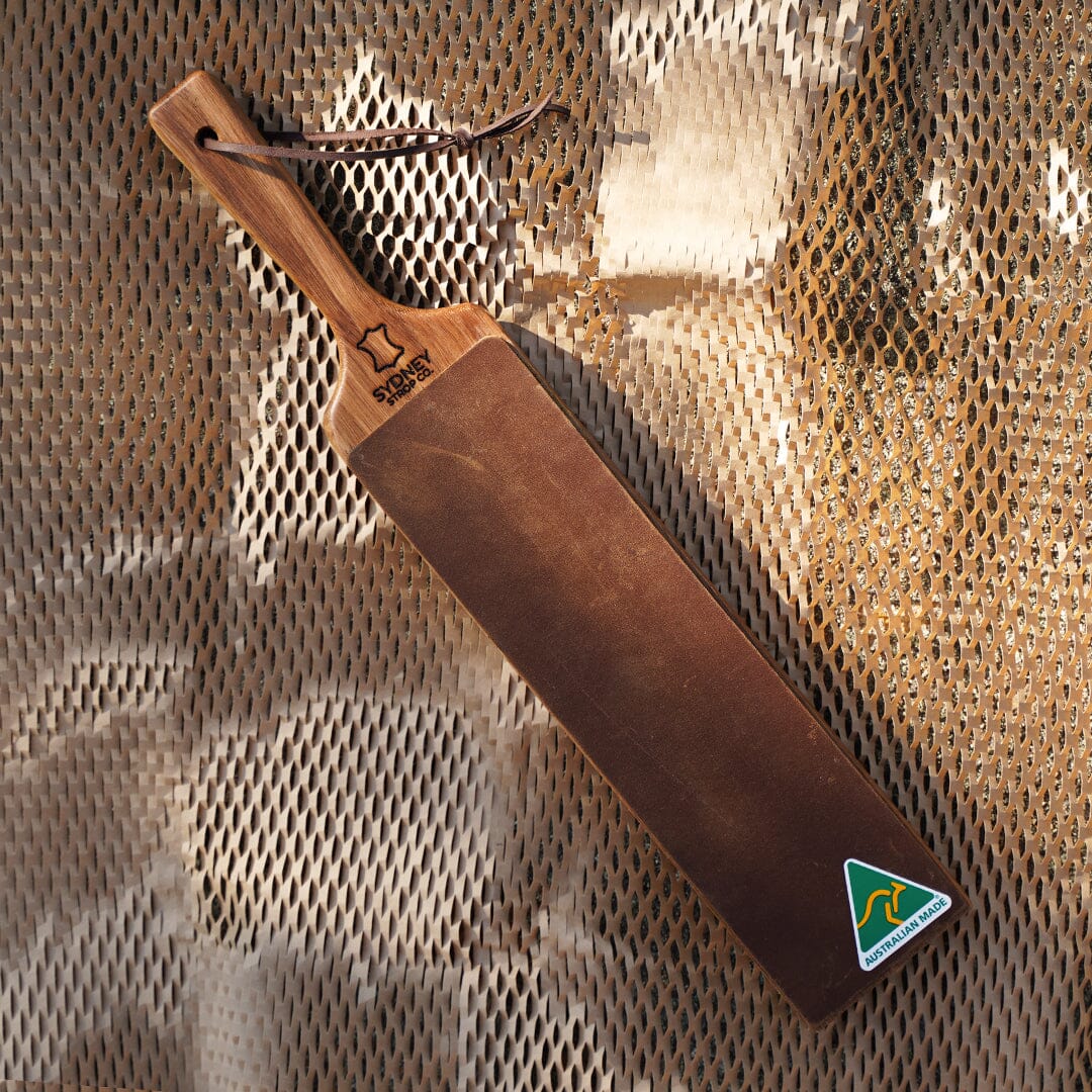 Double-Sided Paddle Strop - Brown Cow Leather - Made in Australia
