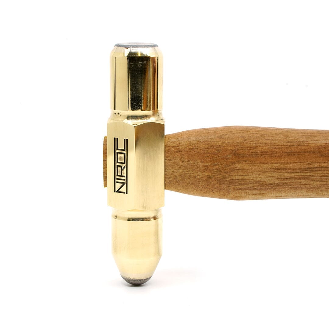 Niroc Tungsten Carbide Ball Peen X Carbide Flat Straightening Hammer