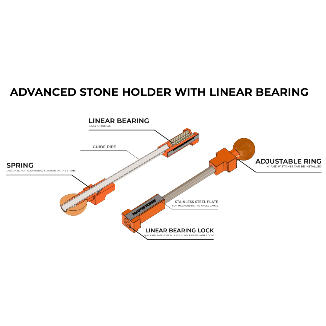 Hapstone Advanced Stone Holder with linear bearing