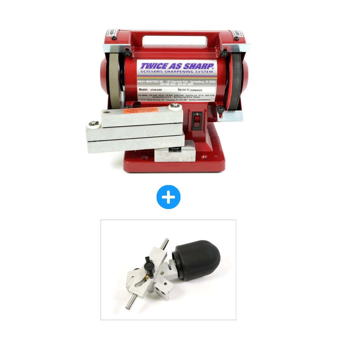Wolff Industries Ookami Gold Scissor Sharpener - Complete
