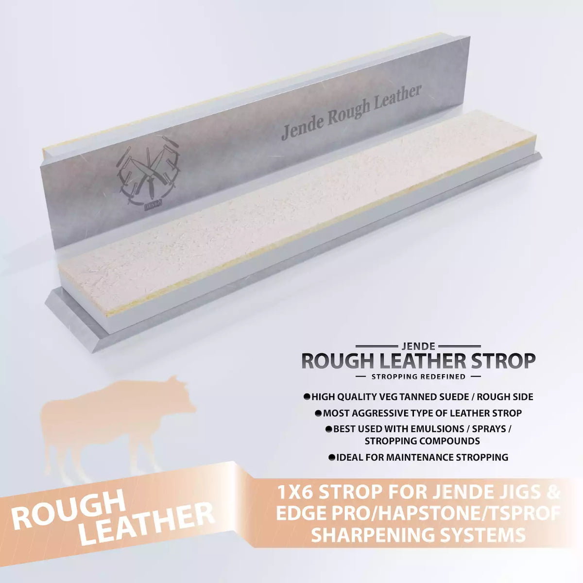 1×6 Jende Rough Leather Strop