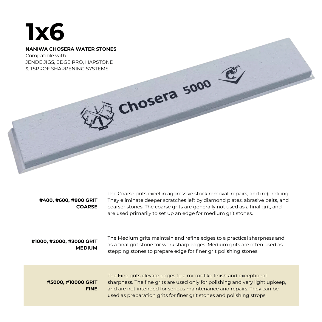 1×6 Naniwa Chosera Water Stones #5000