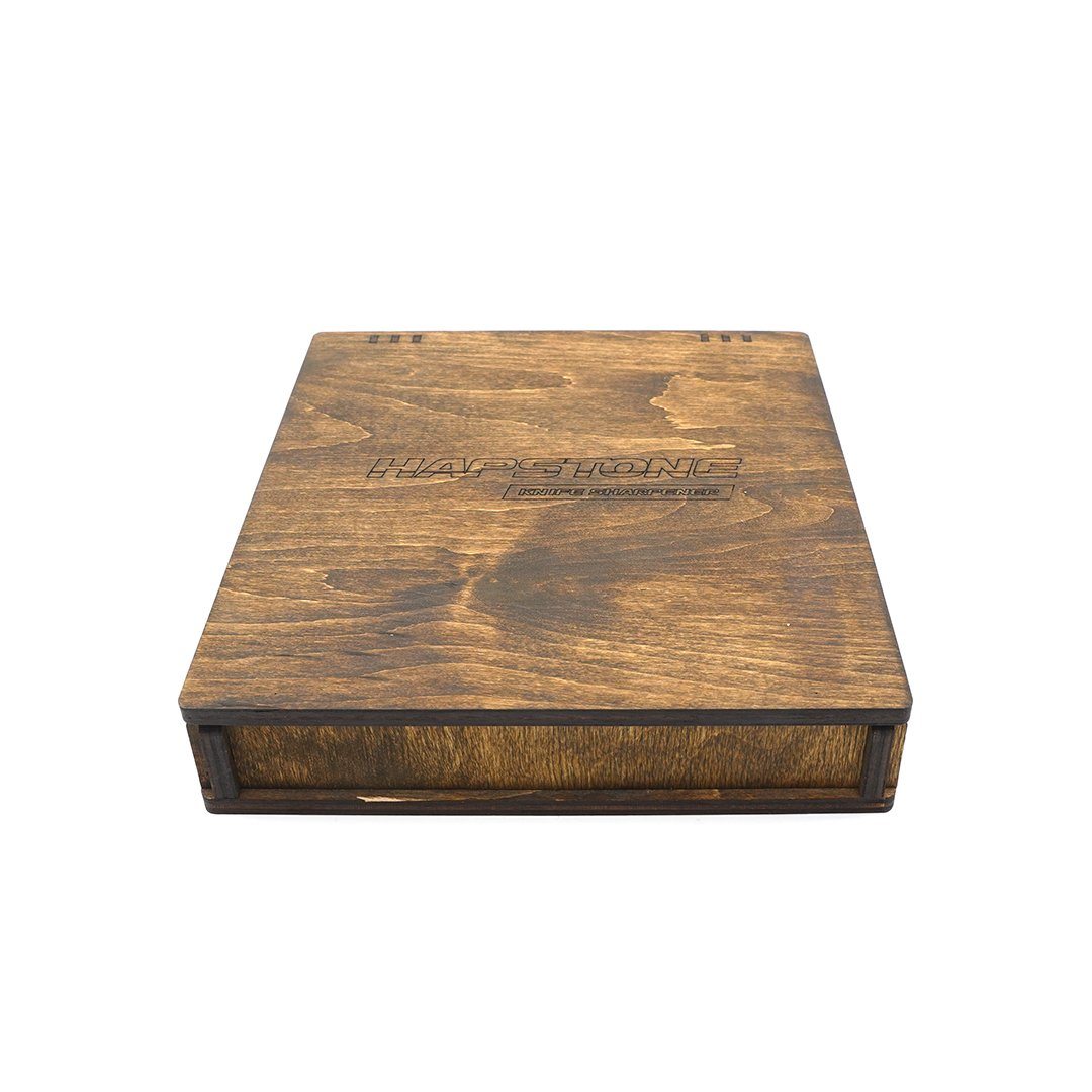 Hapstone Wooden Storage Case for 12 Sharpening Stones