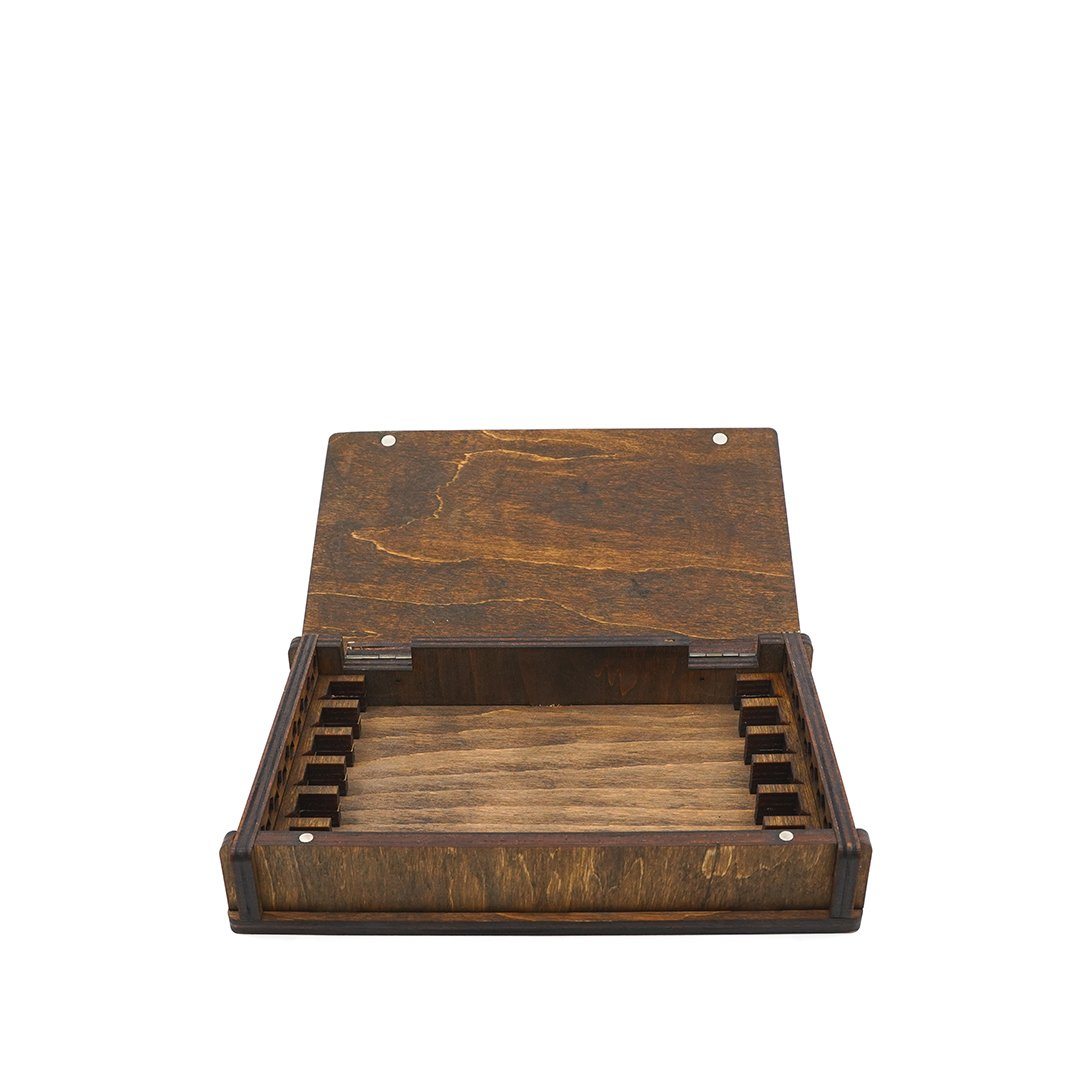 Hapstone Wooden Storage Case for 6 Sharpening Stones