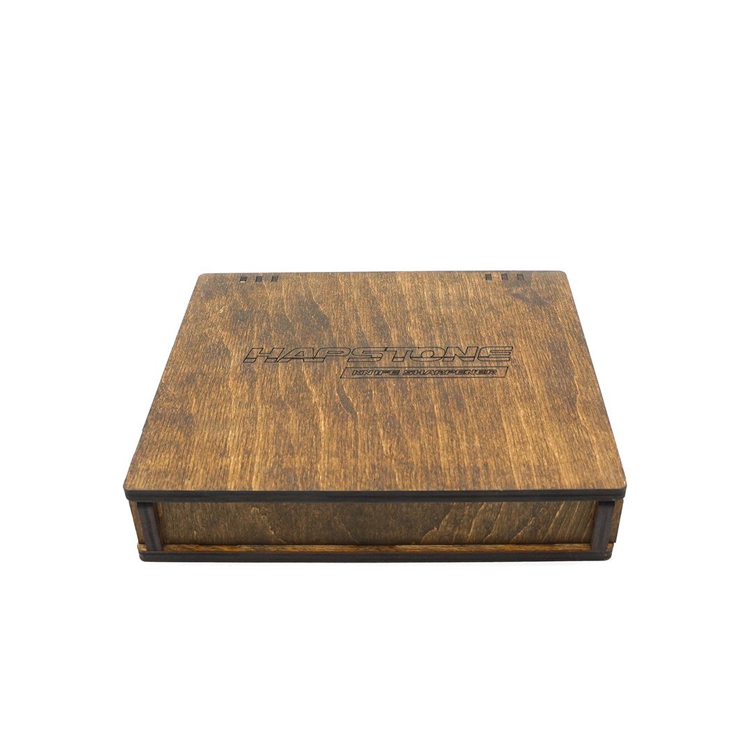 Hapstone Wooden Storage Case for 9 Sharpening Stones
