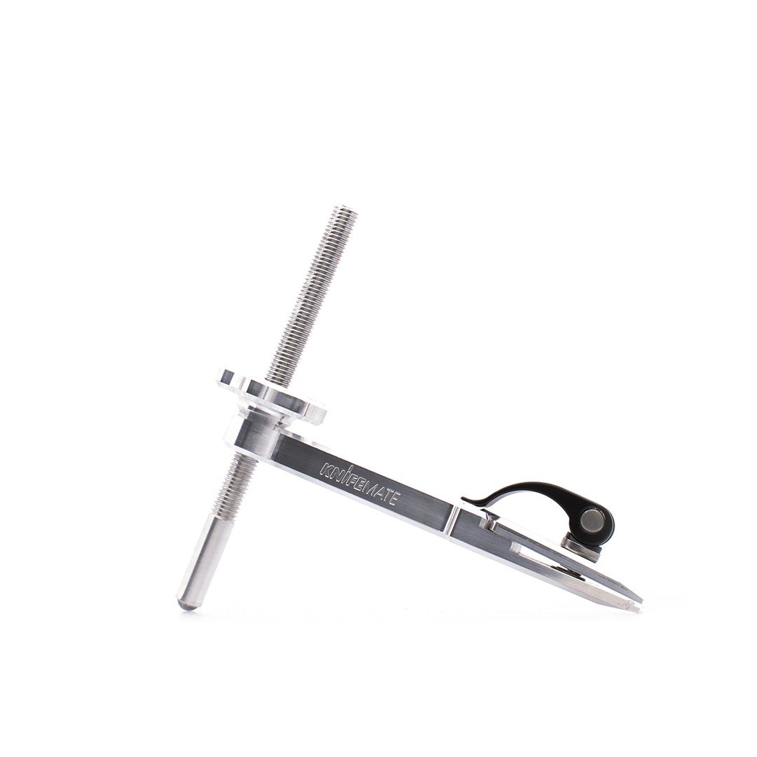 KNIFEMATE australian made knife sharpener made with CNC aluminium and pressed bearing in end