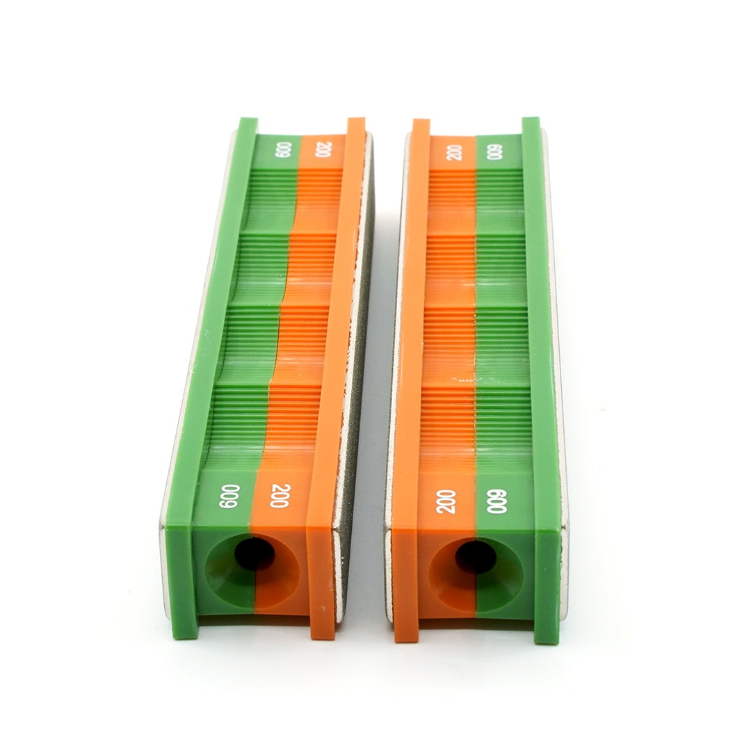 Wicked Edge 200 and 600 Grit Diamond Sharpening Stones FRONT