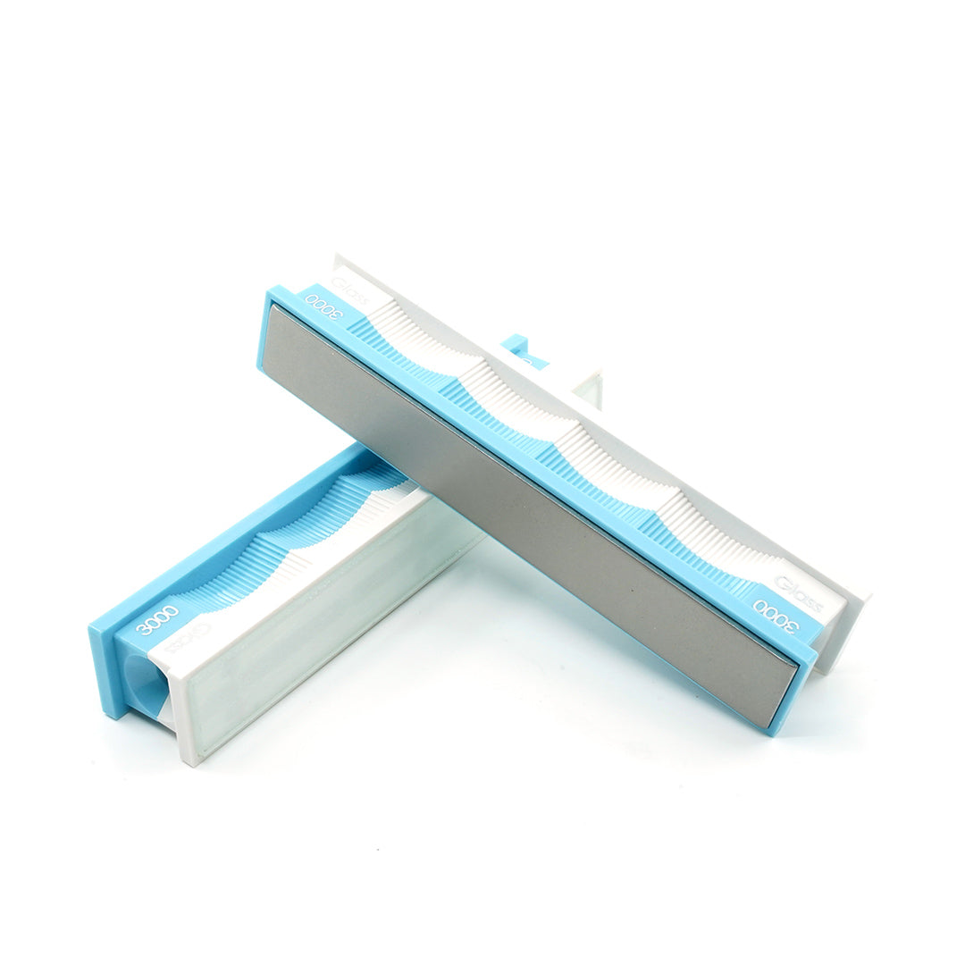 Wicked Edge 3000 Grit Diamond Stones and Blank Glass Platens Pack