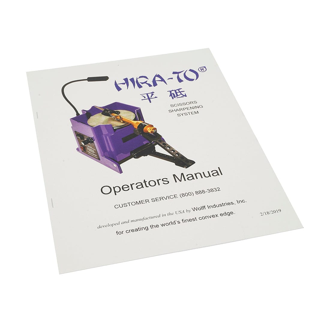Wolff Industries Hira-To Flat Hone Scissor Sharpener With PSA Discs