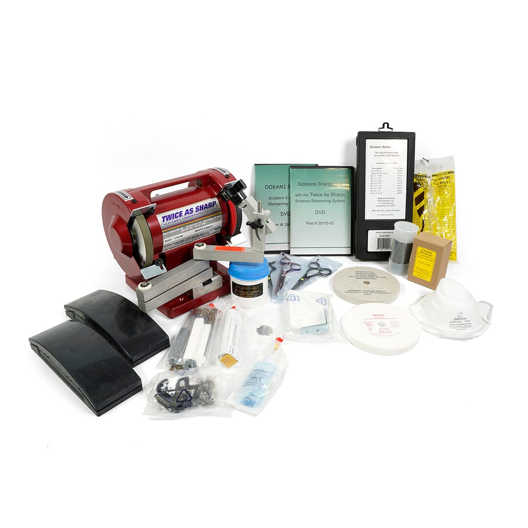 Wolff Industries Ookami Gold Scissor Sharpener - Complete