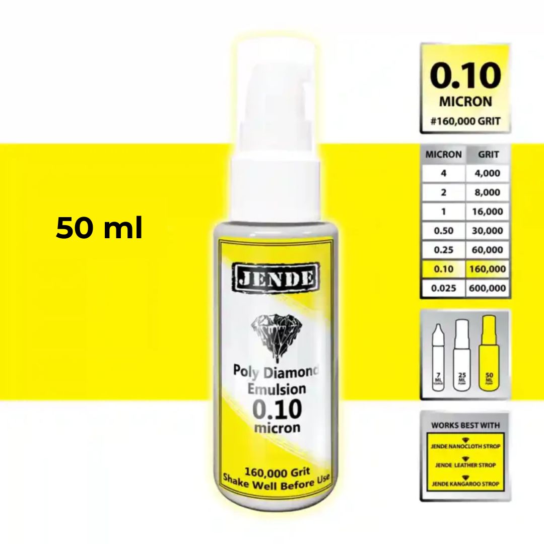 Jende Poly Diamond Emulsion 50ml All Grit Kit
