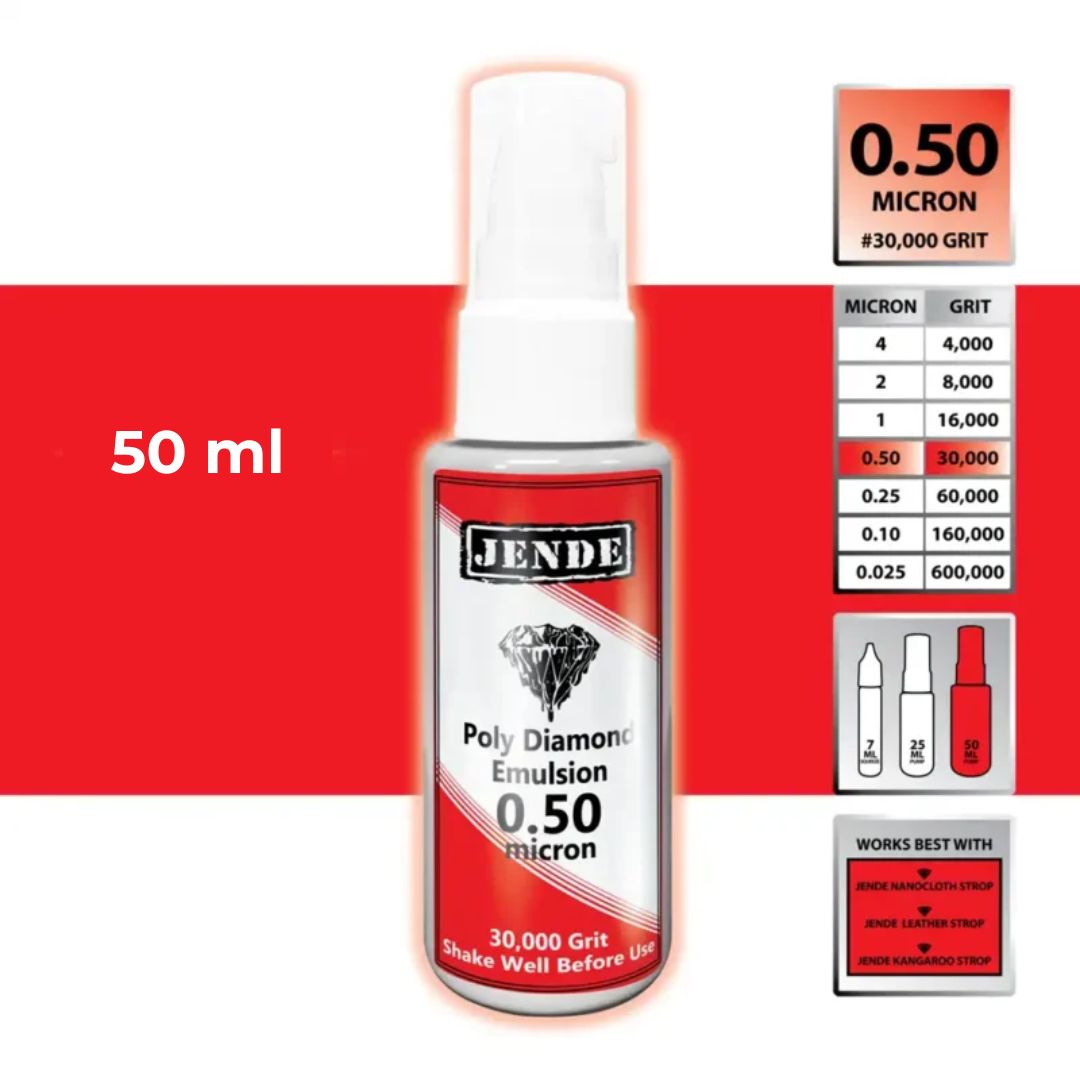 Jende Poly Diamond Emulsion 50ml All Grit Kit
