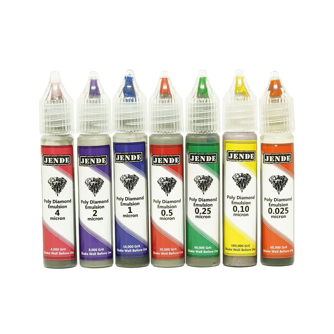Jende Poly Diamond Emulsion 7ml All Grit Kit